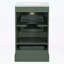 Meuble-lavabo moderne avec lavabo, porte à fermeture douce, tablette réglable en forme de U-730964990