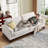 79.1'' Wide Classic Chenille Upholstered Sofa, 3-Seater Couch with Solid Wood Leg-1810852772