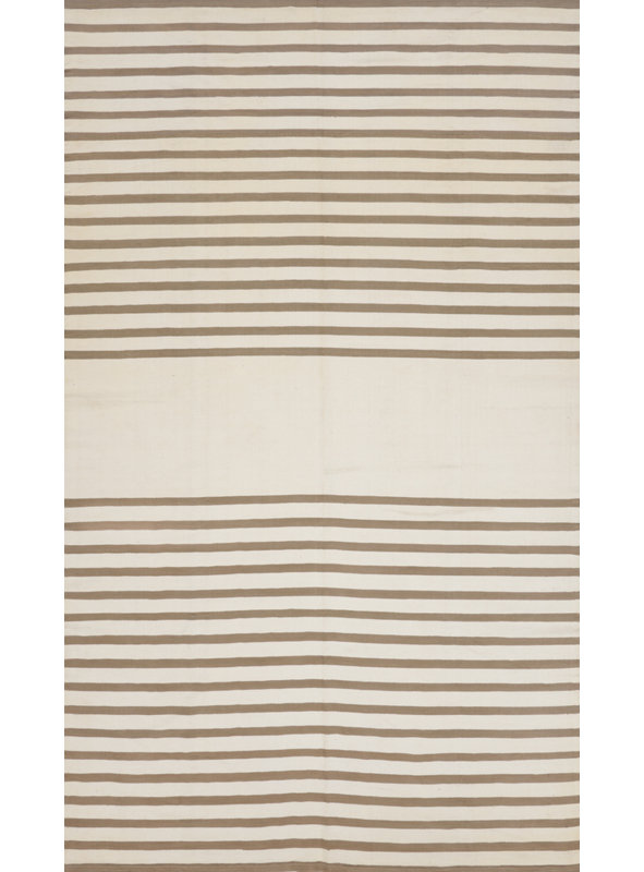 Hand Woven Cotton Striped Area Rug