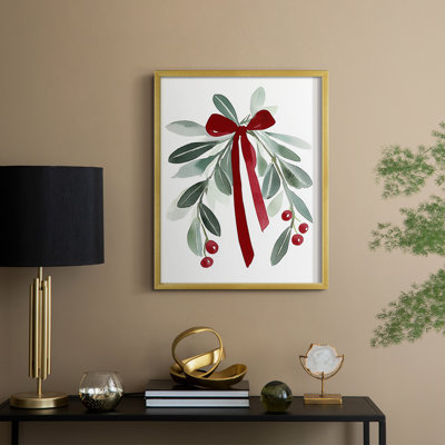 Christmas Holiday Art CXXVIII Framed Print - Solid Wood