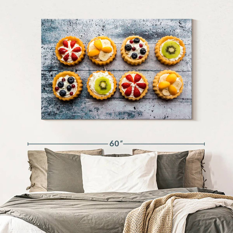 Yarlin Fruit Tarts, 34" H x 51" W