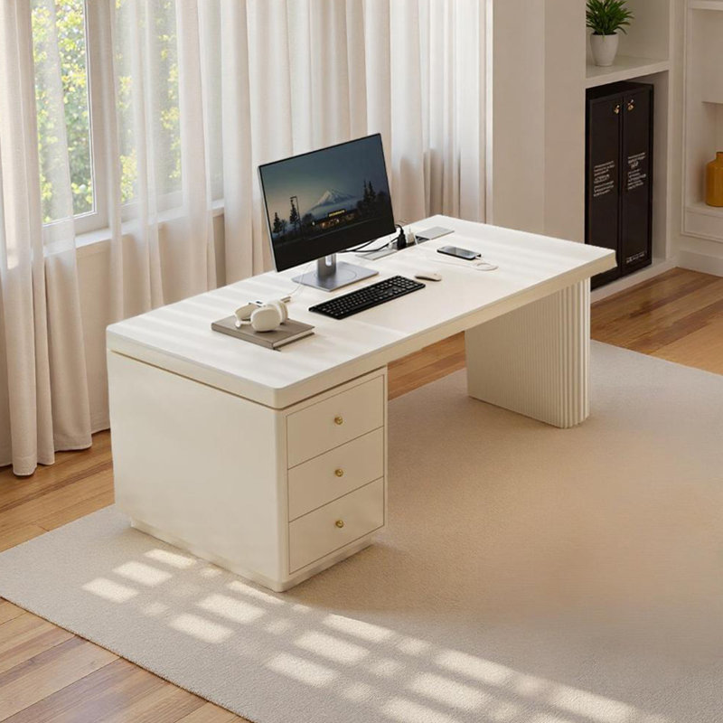 Bureau minimaliste et élégant, H 29,52 po x l 59,05 po x P 23,62 po