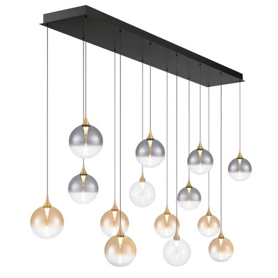 Iissa 14L 72" Mix Chandelier