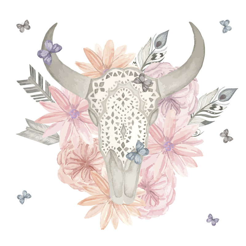«Jocob Skull Of The Bull», impression sur toile tendue, H 36 po x l 36 po