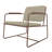 Whythe Modern Upholstered Steel Accent Chair in Ivory-981651038-981651039