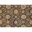 Hand Knotted Wool Area Rug in Black And Red