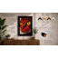 Bold Gaze Cat Graphic - Framed Print-1296354894-1296354892