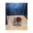 Beige Themed Abstract Plant And Leaf Patterned Round Woven Base Modern Decorative Carpet-1884195102