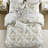 Herbal 100% Cotton Sateen Print Oversized 6-Piece King Comforter Set-114769629