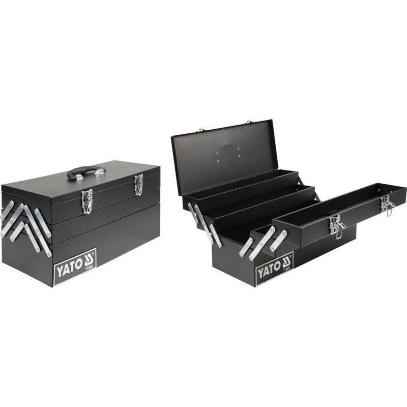 Yato Metal Toolbox 0885 - Black
