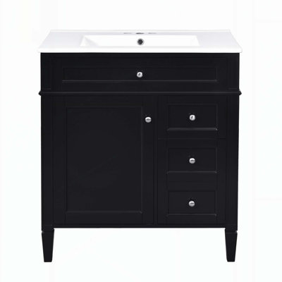 Modern Bathroom Vanity with Multiple Drawers and Advanced Storage Options