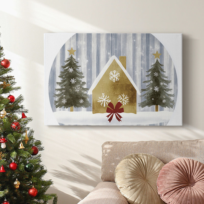 Christmas Holiday Arts - Toile tendue avec châssis, H 16 po x l 24 po