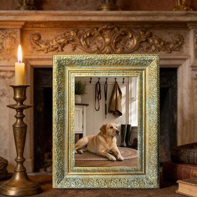 Cadre 3 pièces de style rétro doré antique pour photos et cadres 5 po x 7 po
