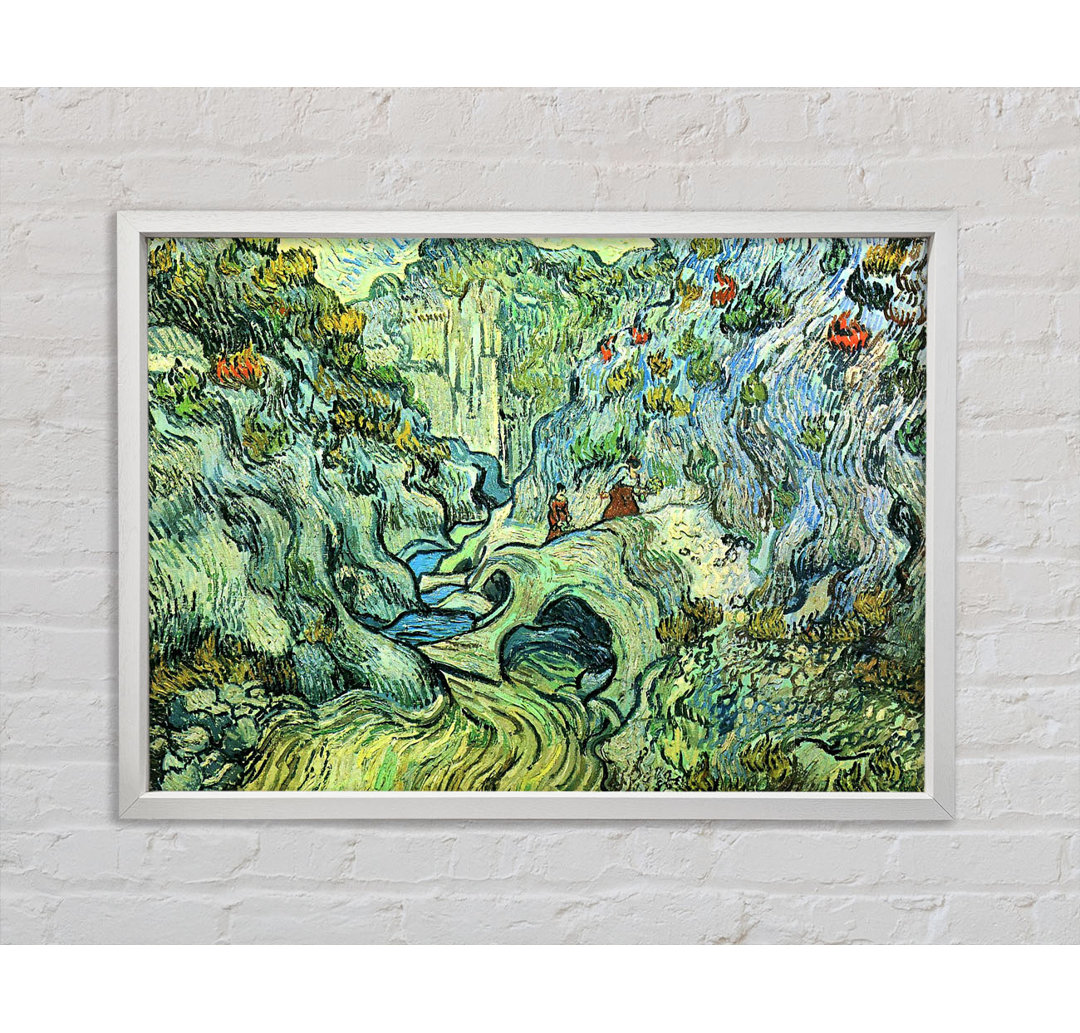 Van Gogh Die Schlucht - Einzelner Bilderrahmen Kunstdrucke auf Leinwand