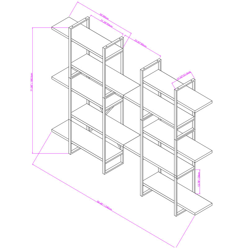 Etagere Bookcase