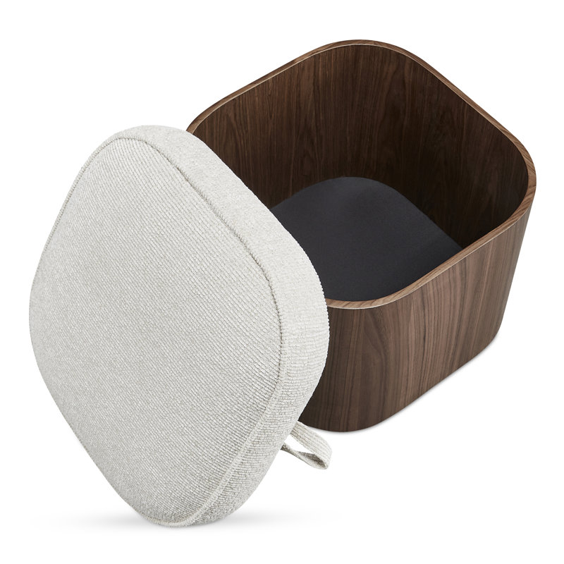 Sonny Vanity Stool, Walnut