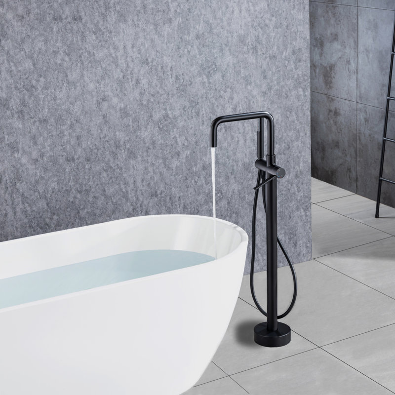 Robinet de baignoire autoportant à poignée simple Maximilien