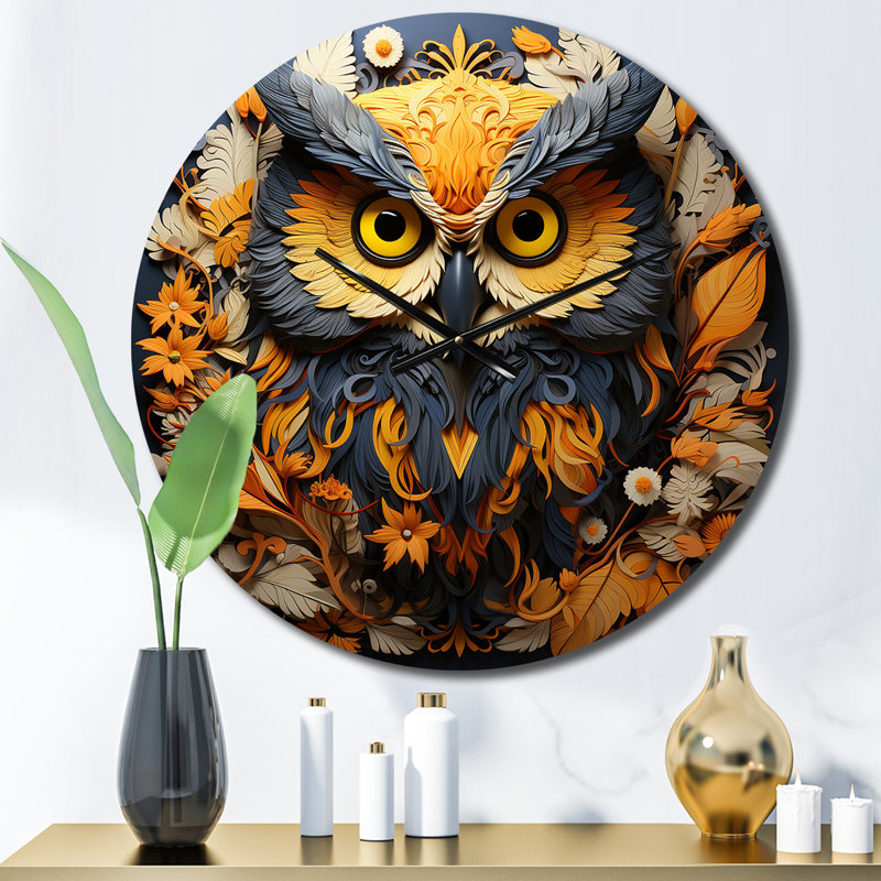 Christean - Horloge murale animaux, Moyenne