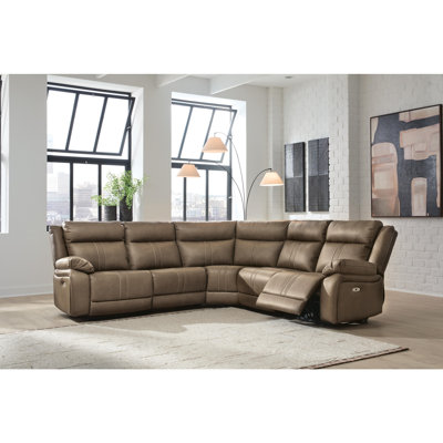 Max-Media 5-Piece Power Reclining Sectional