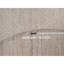 Tapis brun castor 8 pi x 8 pi, motif moderne panaché noué à la main, laine naturelle non tissée, tissage plat empilé, ton sur ton, texturé, rond, tapis oriental