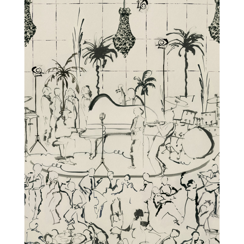 JAZZ LIVE Wallpaper, Black/Gray