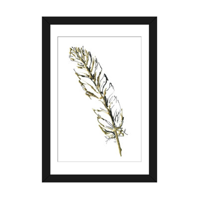 « ii », impression sur toile Gilded Turkey Feather