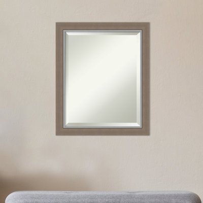 Narrow Beveled Bathroom Wall Mirror