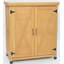 Banc de rempotage avec armoire de rangement et plateau de table en métal pour patio extérieur, table de poste de travail extérieur-339313212