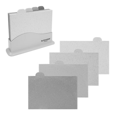 Wood Plastic Cutting Board Set