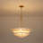 6 - Light Coastal Medieval Rope Tiered Gull Pendant Light