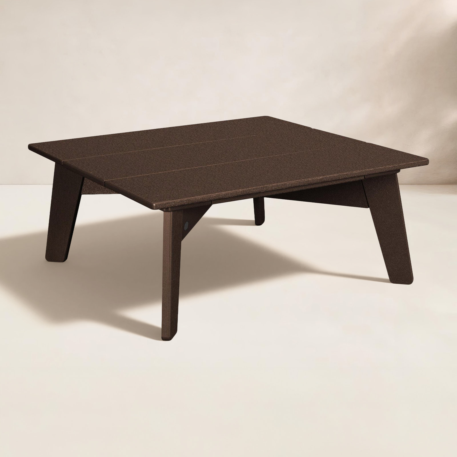 POLYWOOD® Riviera 35" Patio Table, Mahogany