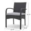 [Ensemble de 2] Chaise de salle à manger en osier PE CORDOBA KD-533316241