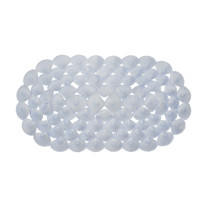 Tapis de douche antidérapant Tabiauea, Blanc