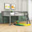 Janaq Kids Twin Loft Bed-768181035-768181037