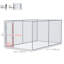 71.7'' H 8 Panel Galvanized Steel With Pet Door