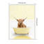 «Highland Cow in Cottage Yellow Bathaign» par Amy Peterson, reproduction d'art sur toile encadrée