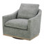 Fauteuil rembourré pivotant