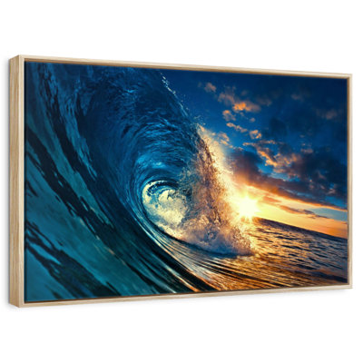 Ocean Sunset Wave