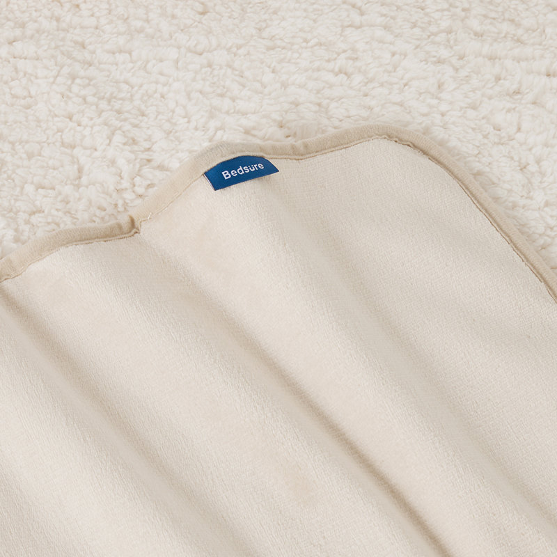 Couverture intérieure pour grands lits pour grands chiens et chats, jeté en sherpa réversible imperméable et lavable, protection pour canapé