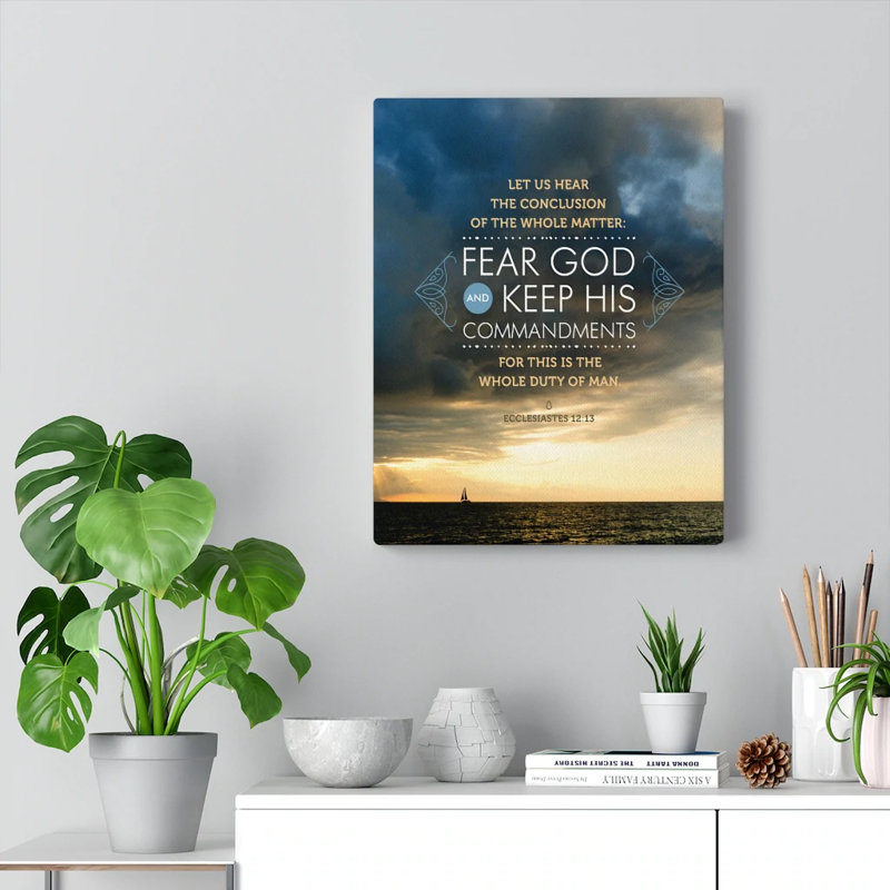 Fear God and Keep His Commandments Ecclesiaste, H 14 po x l 11 po x P 1,25 po