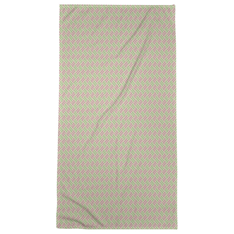 Katelyn Elizabeth Bath Towel, Yellow/Pink/Green