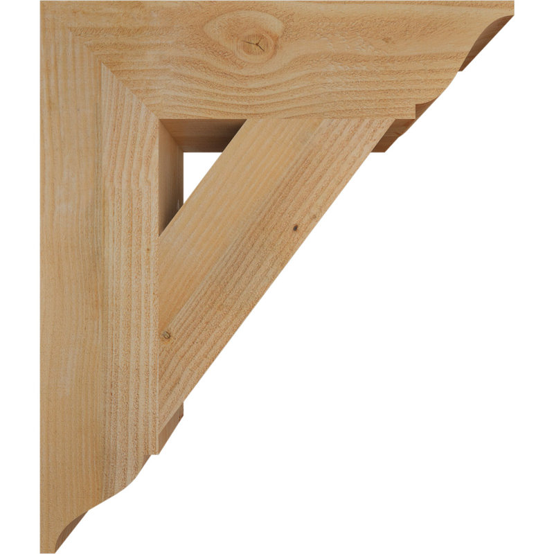 Support traditionnel, H 28 po x l 6 po x P 24 po, Douglas (sciage brut)