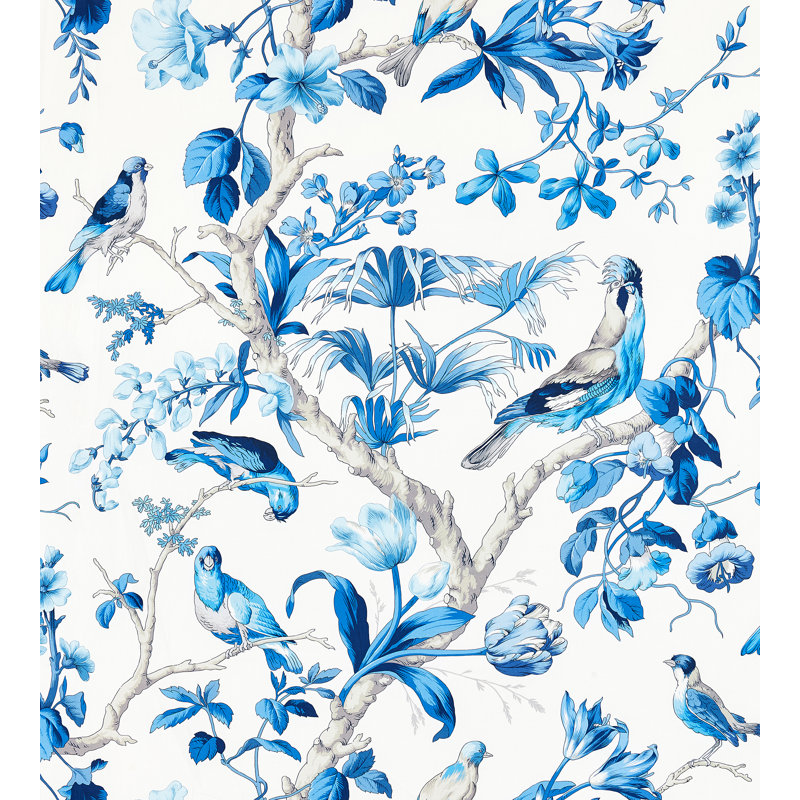 Tissu en coton Botanica Belize, Porcelaine