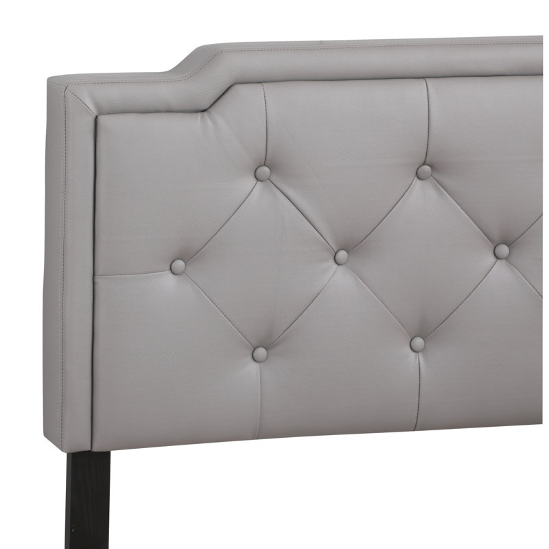 Casual Bed Frame In Light Gray