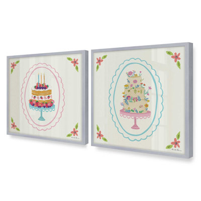 Ensemble de 2 impressions Sweet Slice Party