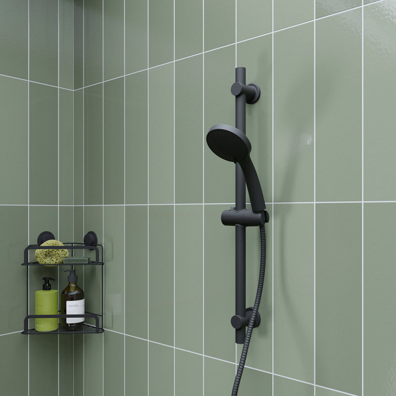 Full/Standard Handheld Shower Head, Matt Black