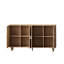 Armoire de rangement 62,2 po en rotin 4 portes-559546200