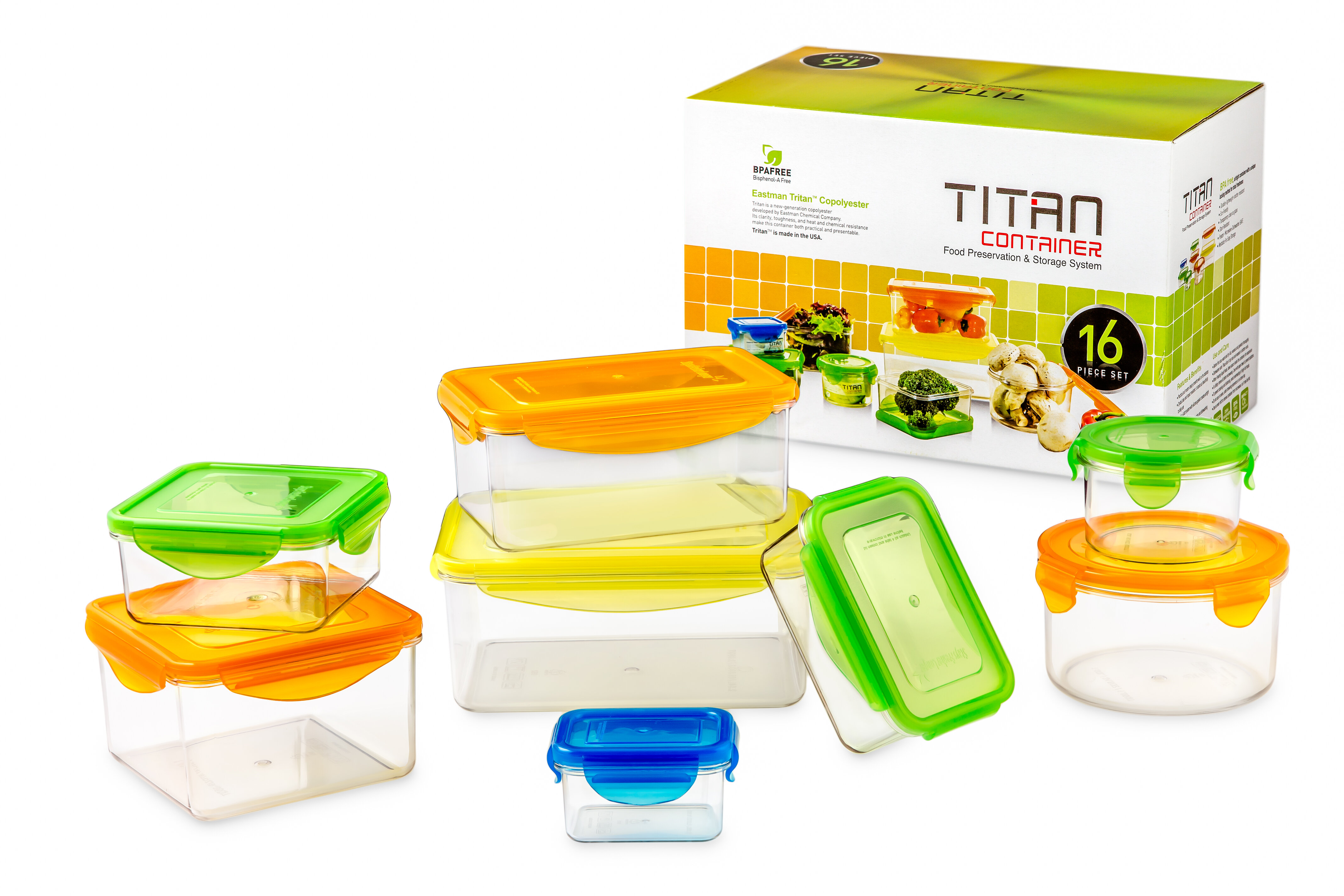 Tritan Food Storage Set of 8