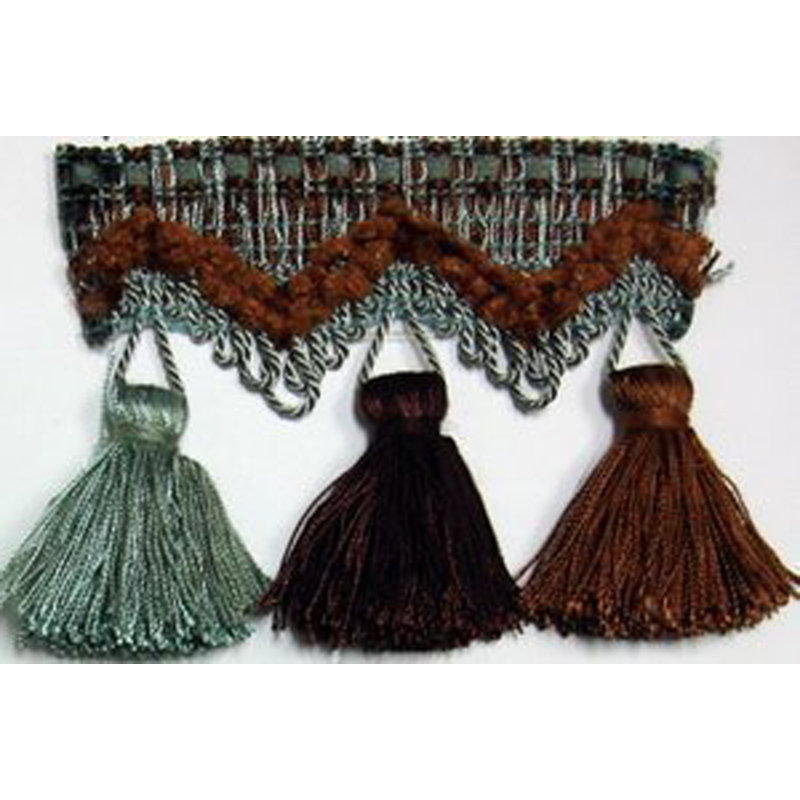 Tissu Carriage House, Brown/Teal