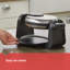 Gaufrier rotatif de style belge avec plaques antiadhésives et voyants lumineux Black + Decker